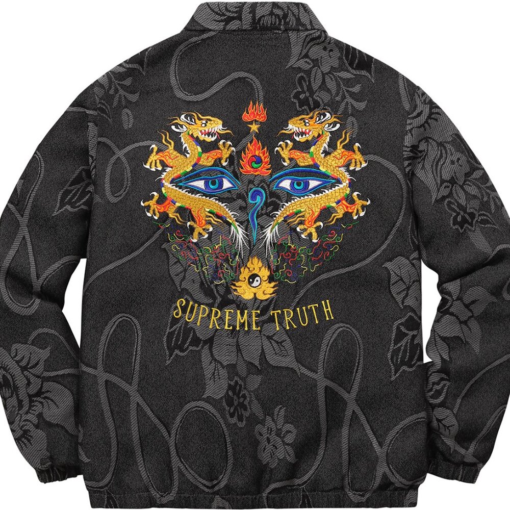 Supreme SS17 Truth Tour Jacket - Black Size M Preowned